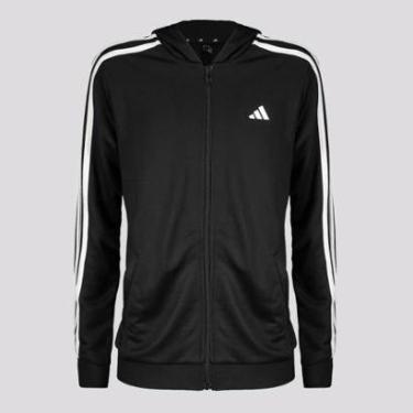 Imagem de Jaqueta Adidas Fit 3S Train Essentials Aeroready Juvenil Preta-Unissex