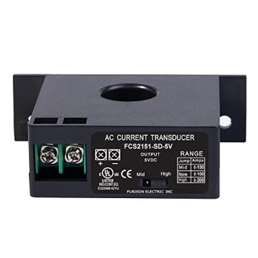 Imagem de Transmissor de corrente, transdutor de corrente FCS2151-SD-5V, sensor transformador, conversor de corrente CA 0-200A