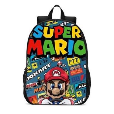 Imagem de MOCHILA ESCOLA INFANTIL JUVENIL ANIMEMÁRIO JOGO-Unissex