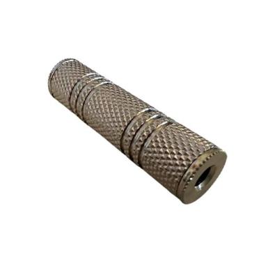 Imagem de Emenda P2 / J2  Fêmea Metal Extensor Áudio Estéreo Fone 3,5m - MXT