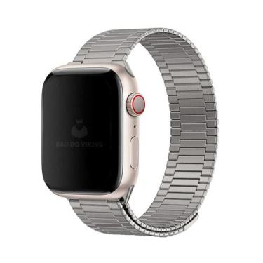 Imagem de Pulseira Elos Clássica Magnética Compatível com Apple Watch - Baú do V
