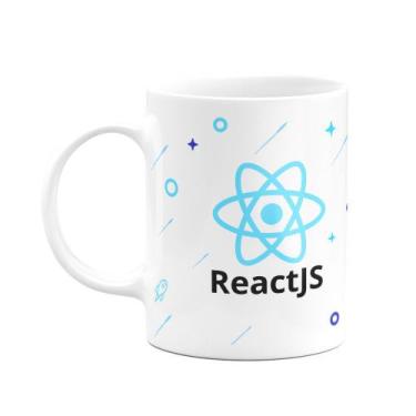 Imagem de Caneca Dev React JS - Branca - JPS INFO