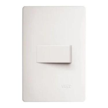 Imagem de Interruptor Simples Horizontal Com Placa Suporte - FAME