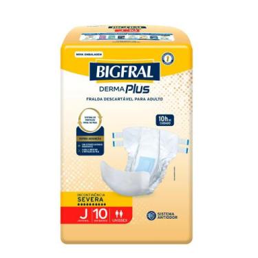 Imagem de Fralda Geriátrica Bigfral Derma Plus Juvenil com 10un