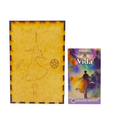 Imagem de Oráculo Mensagens da Vida com Porta Tarô Caixa Mística - Flash