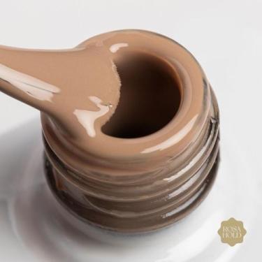 Imagem de Esmalte em gel LED/UV Rosa Hold 10 ml, cor CAFÉ COM LEITE (ND22)