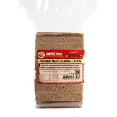 Imagem de Bifinho Macio - Kidelici Osso - Sabor Bacon - 1 Kg