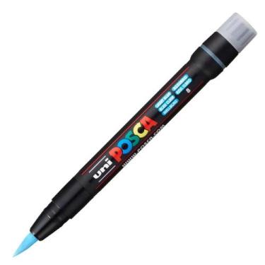 Imagem de Caneta Uni Posca Pcf 350 Azul Claro Uniball