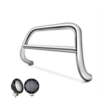 Imagem de Kit de barra A Black Horse em aço inoxidável compatível com Hyundai Tucson 2010-2015 e Kia Sportage 2011-2017 -BBKISPSS-PLFB