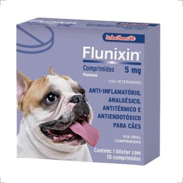 Imagem de Flunixin 5mg Anti-Inflamatório Chemitec Cães - 10 Comprimidos