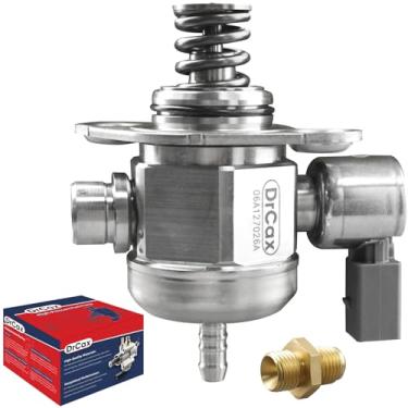 Imagem de DrCax Bomba de combustível de alta pressão 06A127026A compatível com Volkswagen Jetta Passat Golf Alltrack SportWagen Beetle Audi A4 allroad Q5 PHEV Q7 A5 Sportback A6 Quattro 2.0L L4 Substitui