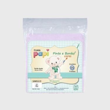 Imagem de Fralda Papi Pinte e Borde C/5 Unidades 70x70cm