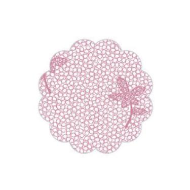 Imagem de Fundo para Docinhos Rosa Rendado - 7cm - Curifest