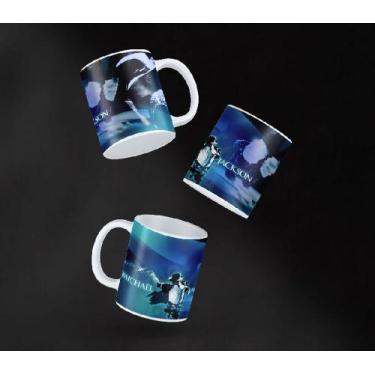 Imagem de Caneca Cerâmica Rock Michael Jackson Mod.01 - Premium