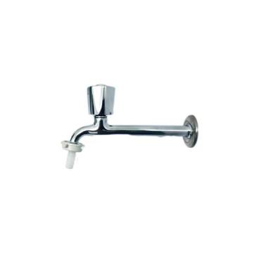 Imagem de Torneira pia longa cozinha parede c-50 18 cm metal c/ bico união - Sen