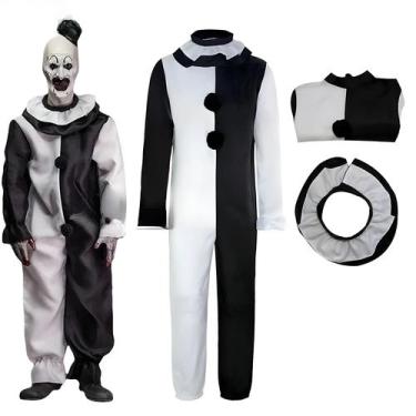 Imagem de Traje de Cosplay Palhaço Terrifier 2 - Macacão para Halloween (Homens 