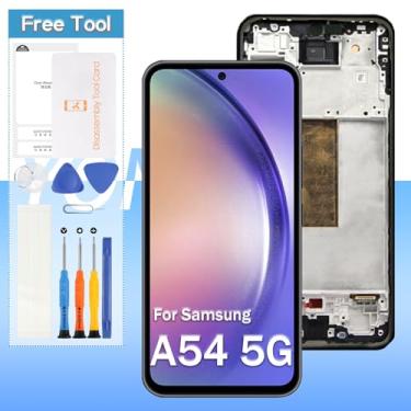 Imagem de Tela de substituição Incell para Samsung Galaxy A54 5G SM-A546 16.3 cm LCD Display Touch Digitalizador Assembléia com ferramentas (impressão digital não suportada)