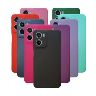 Imagem de Capa Capinha Aveludada Anti Impacto Para Motorola Moto G05 - GR Global