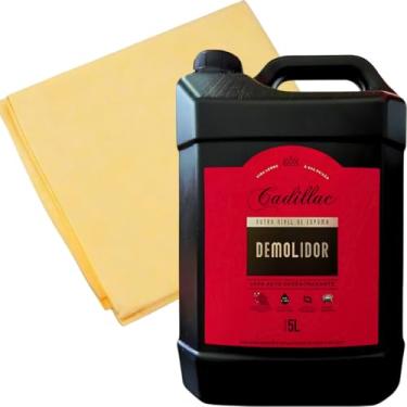 Imagem de Kit Demolidor Shampoo Automotivo Couro De Secagem Sintetico