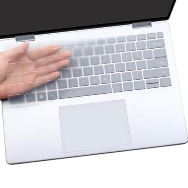 Imagem de Capa de teclado para teclado Dell Inspiron 14 5440 5441 5445 7440 7441 7445 e Inspiron 16 7640, Inspiron Plus 14 7441 7440 e Inspiron Plus 16 7640 Película de TPU