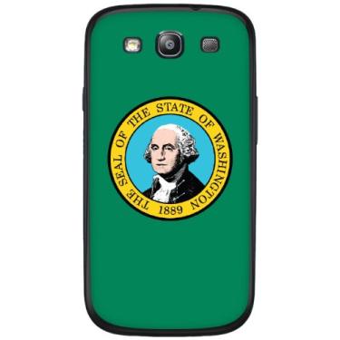 Imagem de Cellet Película de bandeira de Washington para Samsung Galaxy S3 - Verde claro