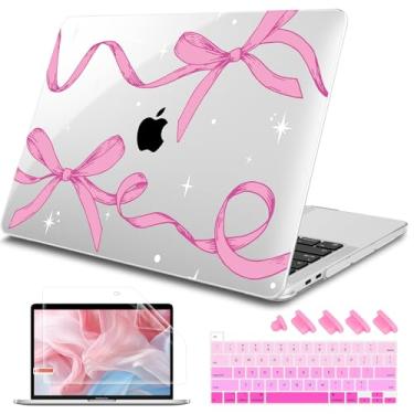 Imagem de Tuiklol Capa Para Macbook Pro 2022 De 13 Polegadas M2 Clip, Versão 2021 2020 M1 A2338 A2289 A2251, Capa Rígida Para Macbook Pro 13,3" Com Touch Bar Compatível Com Touch Id E Tela Retina, Arco