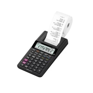 Imagem de Calculadora Casio De Mesa Bobina 12 Digitos Preta Hr-8Rc