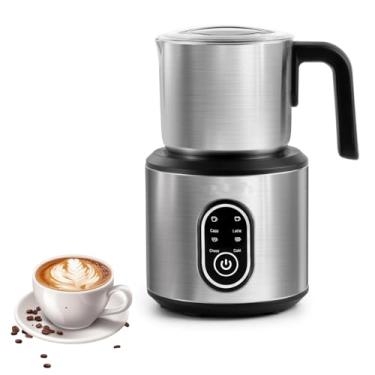 Imagem de 700ml 500W Espumador de leite automático e aquecedor, vaporizador de leite elétrico, aquecedor de leite, espumador de leite quente e frio, espumador de café para Latte Cappuccino Chocolate quente