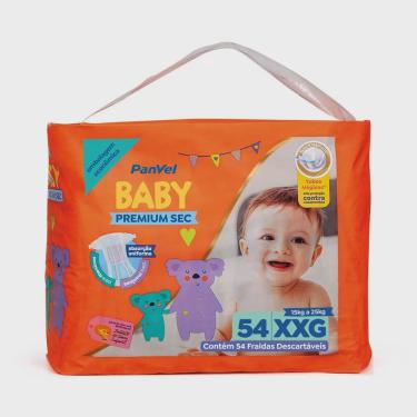 Imagem de Fralda panvel baby premium sec bag xxg com 54 unidades