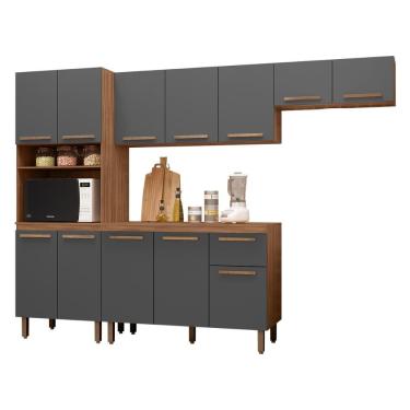 Imagem de Armário de Cozinha Completo Pop 1 Forno 12 Portas 1 Gaveta