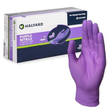 Imagem de HALYARD PURPLE NITRILE Exam Gloves, Powder-Free, Non-Sterile, 5.9 mil, 9.5", Purple, Medium, 55082 (Box of 100)