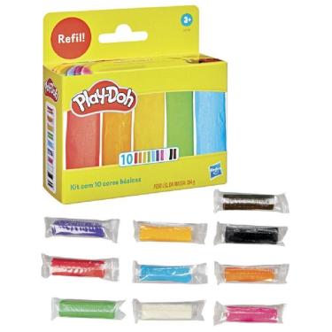 Imagem de PlayDoh Massa de Modelar Kit com 10 Cores - Hasbro