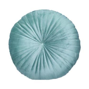 Imagem de Almofada Redonda Rendy em Veludo Várias Cores - Sem Marca, Verde Menta