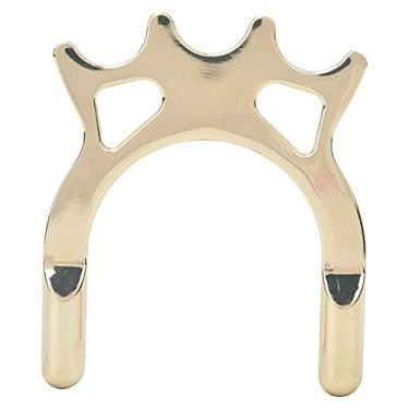 Imagem de plplaaoo Suporte de ponte antiderrapante de metal para descanso de taco de sinuca para bilhar acessório de bilhar para jogadores profissionais e entusiastas feito de revestimento de cobre de metal