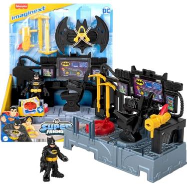 Imagem de Imaginext DC Super Friends Conjunto de Brinquedo Central de Controle do Batman para crianças a partir de 3 anos