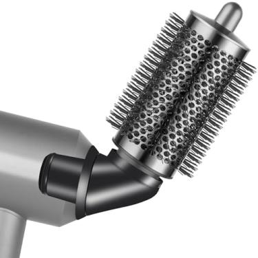 Imagem de PUREGUST Escova Redonda Grande de Volume Adaptador 360° Compatível com Dyson Supersonic Para Volume e Modelagem Profissional