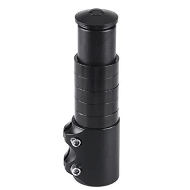 Imagem de Azarxis Extensor de haste de bicicleta – Adaptador de haste de guidão de alumínio de 28,6 mm, suporte de garfo ajustável para MTB, bicicleta de estrada, BMX, bicicleta híbrida (preto, 5,43 polegadas)