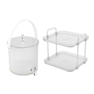 Imagem de IEUDNS Garrafa de água para dispensador de bebidas com com barril de sonda fria para bebedeira para gelado Lemonade Kitchen Fridge House, 5l