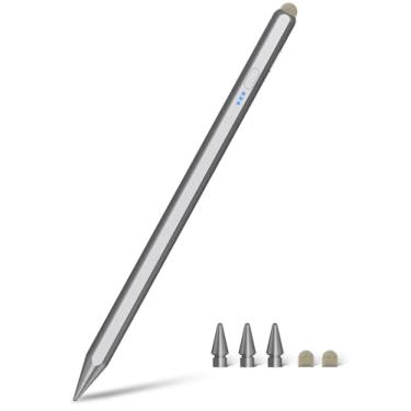 Imagem de Lápis para iPad 9ª e 10ª geração (ponta dupla), caneta Stylus de carga rápida de 15 minutos para iPad com rejeição de palma, sensibilidade de inclinação, caneta para iPad Pro 11/13/M4, 12,9 3-6, iPad