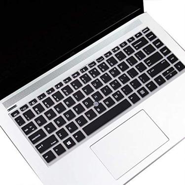 Imagem de Capa de teclado para HP Elitebook 745 840 G5 G6 35.6 cm |EliteBook x360 1040 G5 G6 |HP Zbook 14U G5 35.6 cm (não serve para EliteBook 745 840 G7 G4 G3 G2 G1, 10 40 G7) - Preto