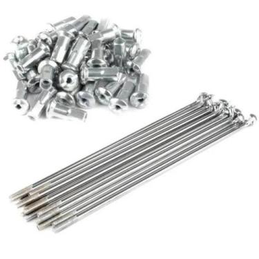 Imagem de Raio de Roda 3,5mm Cromado Titam 125 e 150 - 01 Jogo - Loja Duas Rodas