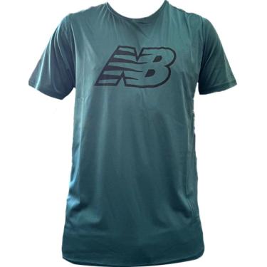 Imagem de Camiseta New Balance Sport Essentials Printed Verde Masculino