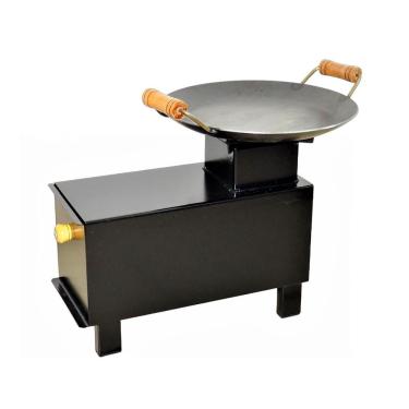 Imagem de Fogão Portátil Lenha Campeiro 01 Boca Picanheira 40X35X18Cm