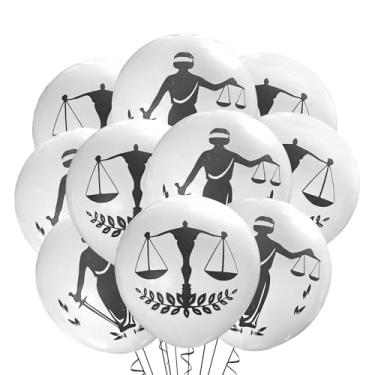 Imagem de Malayan Products Law Balloons 12 Count Latex, Lady Justice Birthday Laywer Decorations, Paralegal Theme Party, Judge Legal, 12Inch Standard Size