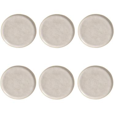 Imagem de Conjunto De Pratos Rasos 06 Peças Bio Latte Porto Brasil