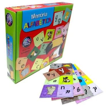 Imagem de Jogo Pedagógico Memória Alfabética - Pais E Filhos