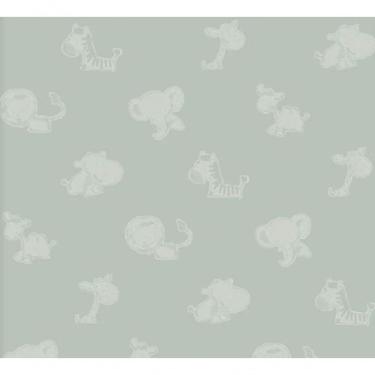 Imagem de Papel De Parede Safari Friends Infantil Verde Sf6222