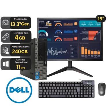 Imagem de Computador Completo Dell Optiplex 7010 Micro  Intel Core i3 3ª Geração