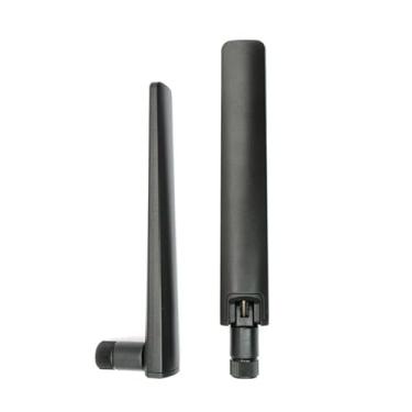 Imagem de TREADALT-TEC 2X Dual Band Wifi 6E 2.4Ghz 5Ghz 5.8Ghz 10Dbi Mimo Rp-Sma Antena Macho Para Roteador Pcie Placa De Rede Sem Fio Adaptador Usb Câmera Ip Segurança Monitor Vigilância Por Vídeo Asus Rt-Ac