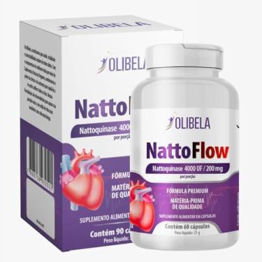 Imagem de Nattokinase 4000UF 60 Cápsulas 200mg | NatoquinaseApoia um Sistema Cardioavascular Saudável e o Fluxo Sanguíneo. Produto Vegano & 100% Natural | Olibela Suplementos